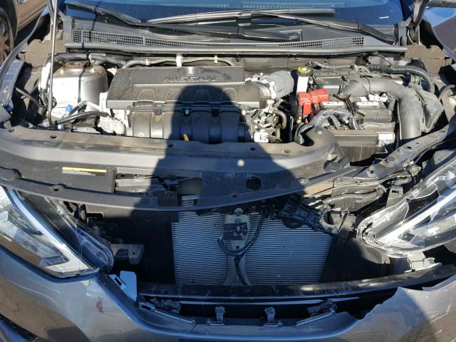 3N1AB7APXGY328659 - 2016 NISSAN SENTRA S GRAY photo 7