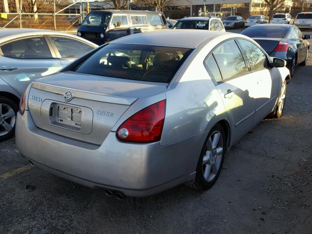 1N4BA41E66C827473 - 2006 NISSAN MAXIMA SE SILVER photo 4