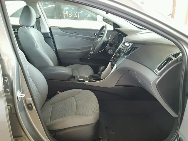 5NPEB4AC8EH875708 - 2014 HYUNDAI SONATA GLS GRAY photo 5