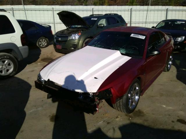 1FAFP42X73F369047 - 2003 FORD MUSTANG GT RED photo 2