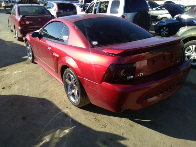 1FAFP42X73F369047 - 2003 FORD MUSTANG GT RED photo 3