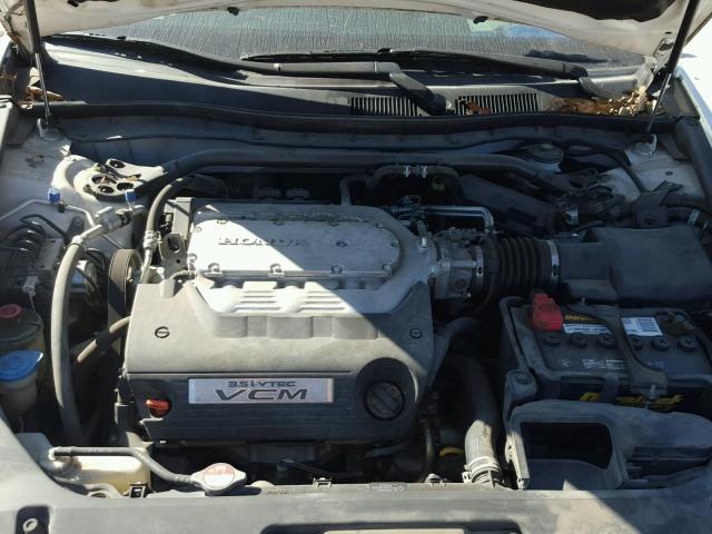 1HGCS2B82BA006161 - 2011 HONDA ACCORD EXL WHITE photo 7