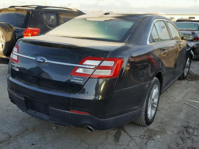 1FAHP2E84DG135820 - 2013 FORD TAURUS SEL BLACK photo 4