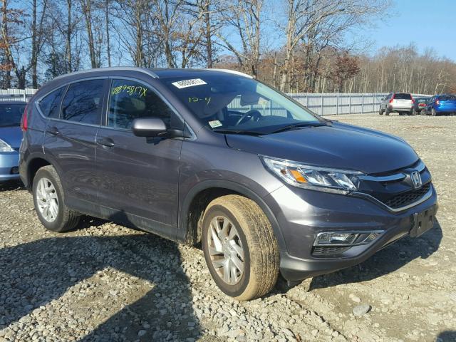 5J6RM4H72FL134739 - 2015 HONDA CR-V EXL GRAY photo 1