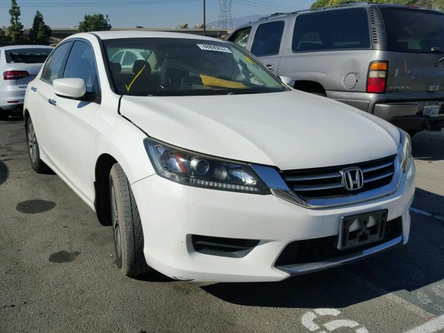 1HGCR2F35DA161462 - 2013 HONDA ACCORD LX WHITE photo 1