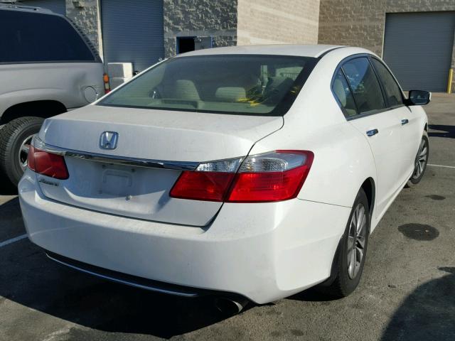 1HGCR2F35DA161462 - 2013 HONDA ACCORD LX WHITE photo 4