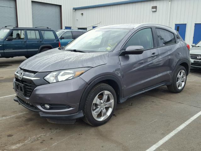 3CZRU6H76HM710197 - 2017 HONDA HR-V EXL CHARCOAL photo 2