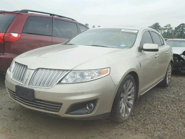 1LNHL9DR6BG613012 - 2011 LINCOLN MKS BEIGE photo 2