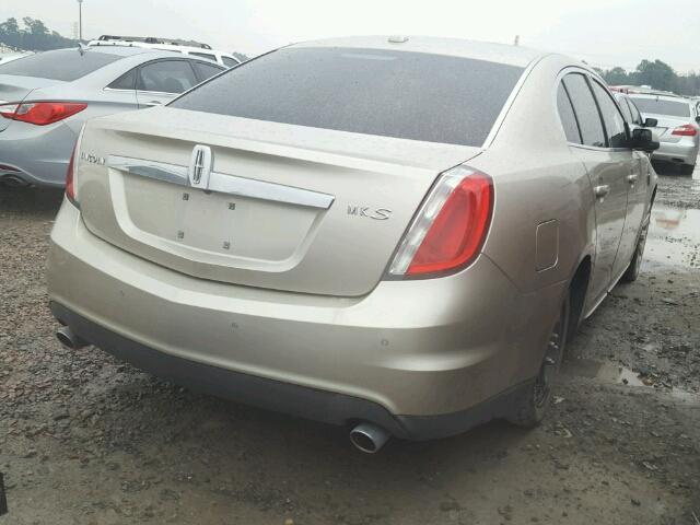 1LNHL9DR6BG613012 - 2011 LINCOLN MKS BEIGE photo 4