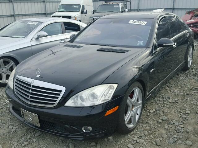 WDDNG71X67A103892 - 2007 MERCEDES-BENZ S 550 BLACK photo 2