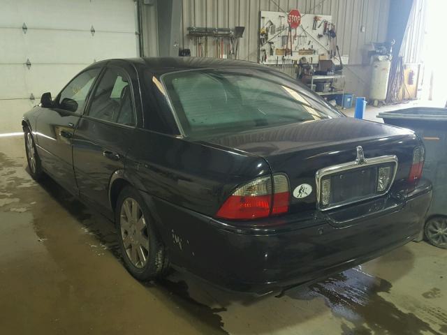 1LNHM87A84Y605147 - 2004 LINCOLN LS BLACK photo 3
