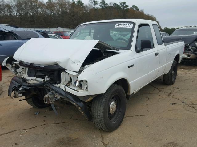 1FTYR14U15PA49346 - 2005 FORD RANGER SUP WHITE photo 2