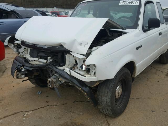 1FTYR14U15PA49346 - 2005 FORD RANGER SUP WHITE photo 9