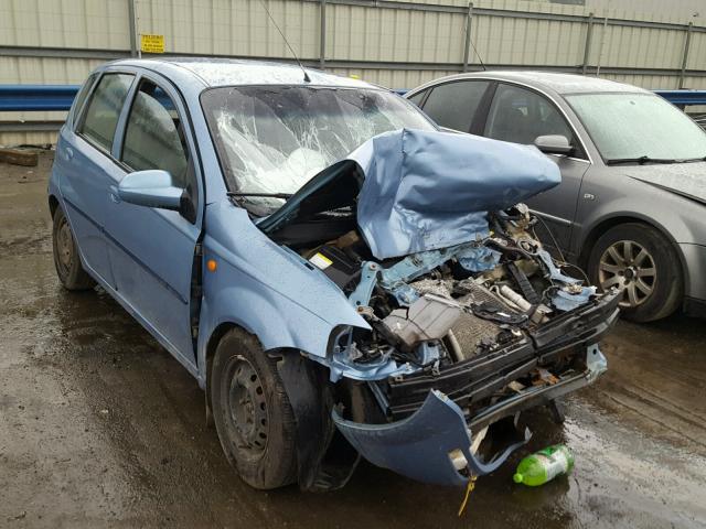 KL1TJ62624B274705 - 2004 CHEVROLET AVEO LS BLUE photo 1