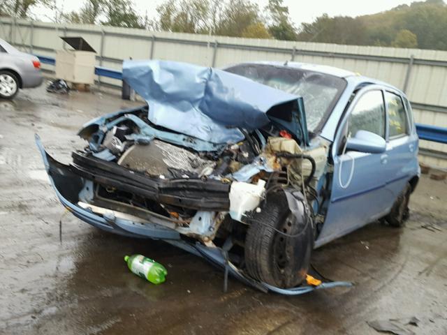 KL1TJ62624B274705 - 2004 CHEVROLET AVEO LS BLUE photo 2