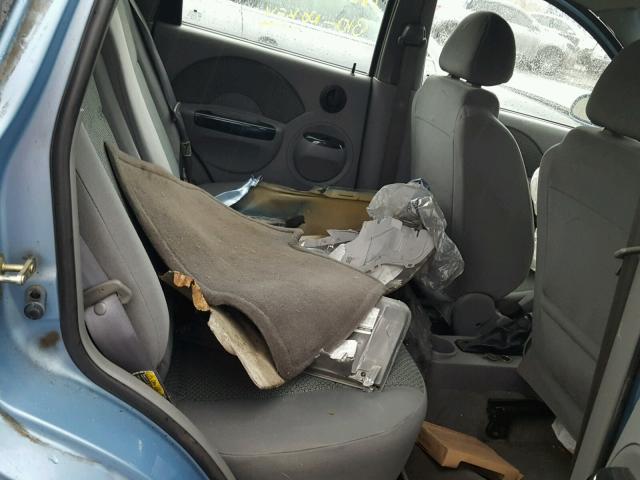 KL1TJ62624B274705 - 2004 CHEVROLET AVEO LS BLUE photo 6