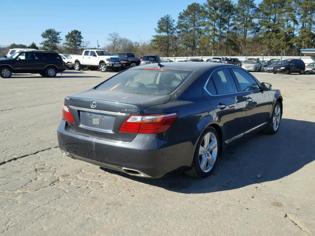 JTHBL5EF4B5102948 - 2011 LEXUS LS 460 GRAY photo 4