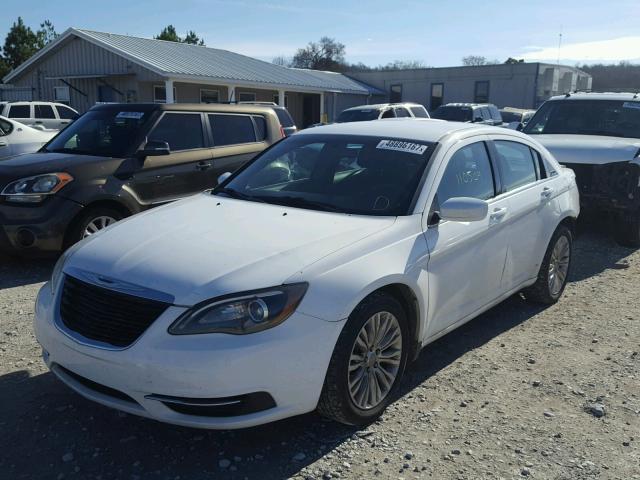 1C3CCBAB9CN113733 - 2012 CHRYSLER 200 LX WHITE photo 2