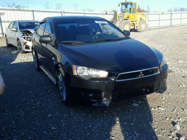 JA32U8FW3BU010135 - 2011 MITSUBISHI LANCER GTS BLACK photo 1