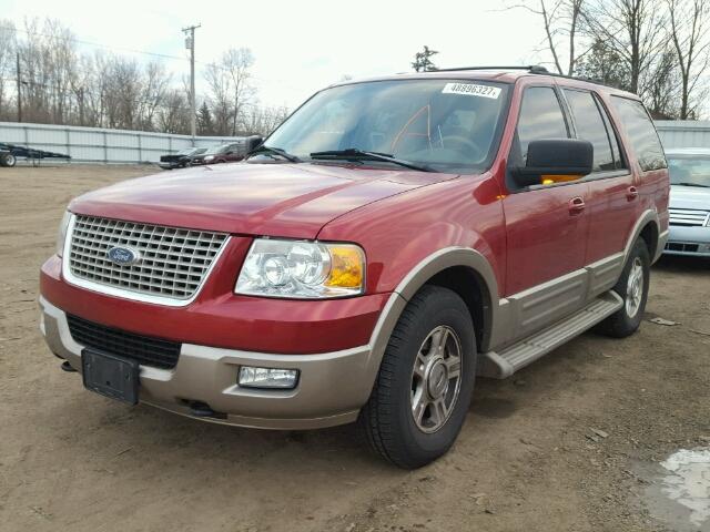 1FMFU18L04LB67932 - 2004 FORD EXPEDITION RED photo 2