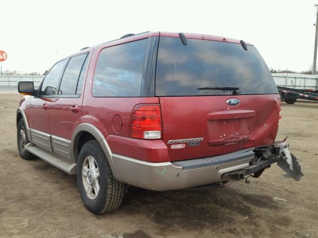 1FMFU18L04LB67932 - 2004 FORD EXPEDITION RED photo 3