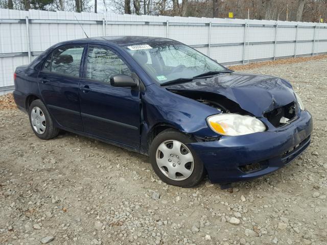 2T1BR32E64C168150 - 2004 TOYOTA COROLLA CE BLUE photo 1