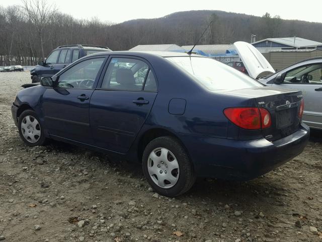 2T1BR32E64C168150 - 2004 TOYOTA COROLLA CE BLUE photo 3