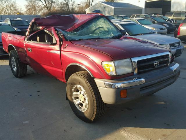 4TAWN72N8XZ500146 - 1999 TOYOTA TACOMA XTR BURGUNDY photo 1