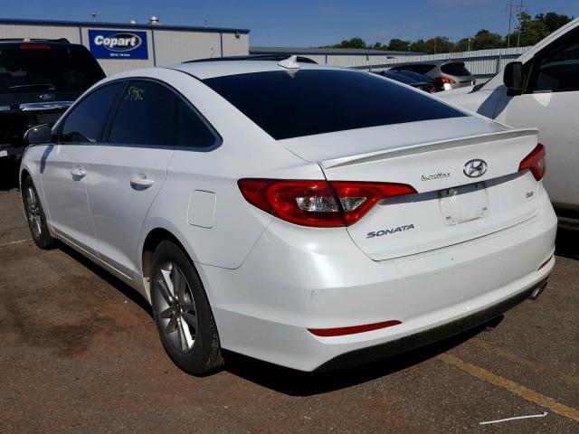 5NPE24AA8GH414168 - 2016 HYUNDAI SONATA ECO WHITE photo 3