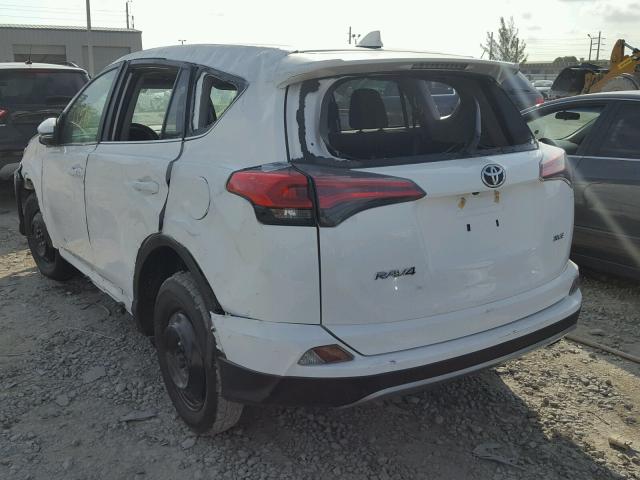 2T3WFREV2JW409454 - 2018 TOYOTA RAV4 ADVEN WHITE photo 3