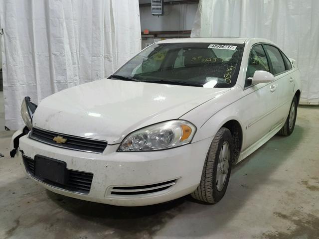 2G1WT57N191310460 - 2009 CHEVROLET IMPALA 1LT WHITE photo 2