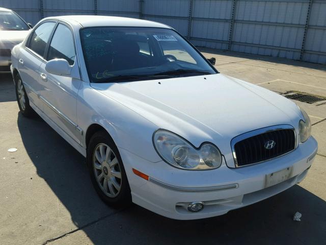 KMHWF35H52A530997 - 2002 HYUNDAI SONATA GLS WHITE photo 1