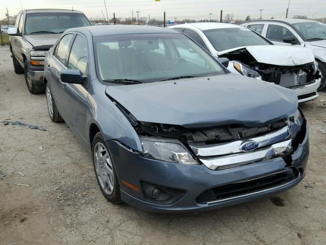 3FAHP0HA4BR298671 - 2011 FORD FUSION SE BLUE photo 1