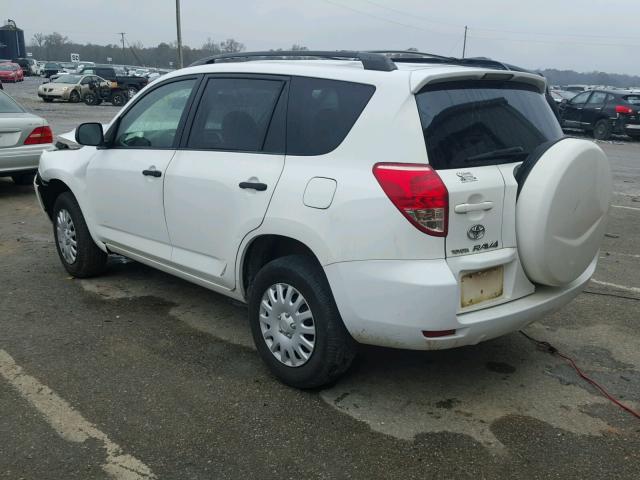 JTMZD33V686061835 - 2008 TOYOTA RAV4 WHITE photo 3