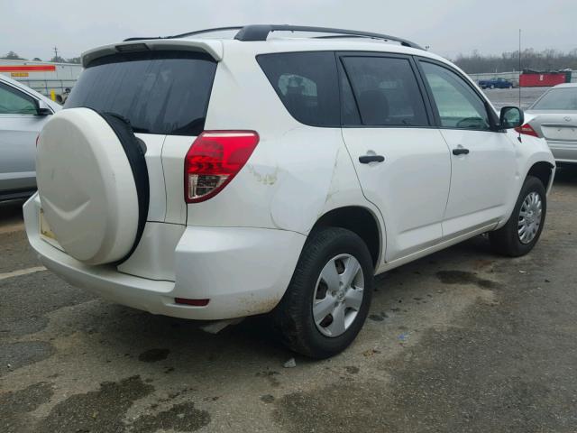 JTMZD33V686061835 - 2008 TOYOTA RAV4 WHITE photo 4