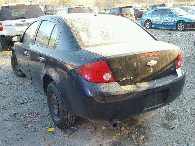 1G1AL58F287267427 - 2008 CHEVROLET COBALT LT BLACK photo 3