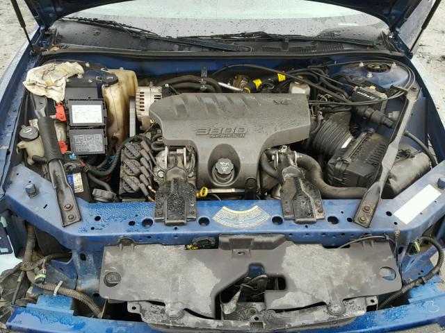 2G1WX12K549180753 - 2004 CHEVROLET MONTE CARL BLUE photo 7