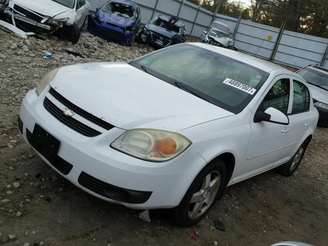 1G1AL52FX57537590 - 2005 CHEVROLET COBALT LS WHITE photo 2