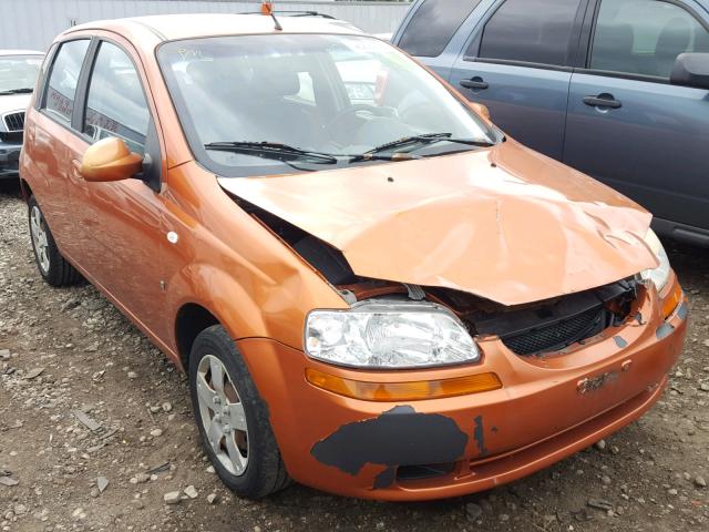 KL1TD66607B721327 - 2007 CHEVROLET AVEO BASE Narıncı foto 1