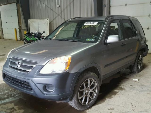 JHLRD78876C050371 - 2006 HONDA CR-V EX CHARCOAL photo 2