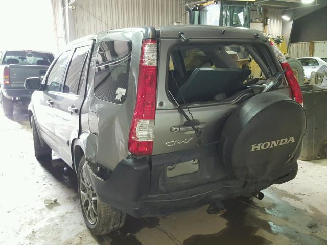 JHLRD78876C050371 - 2006 HONDA CR-V EX CHARCOAL photo 3