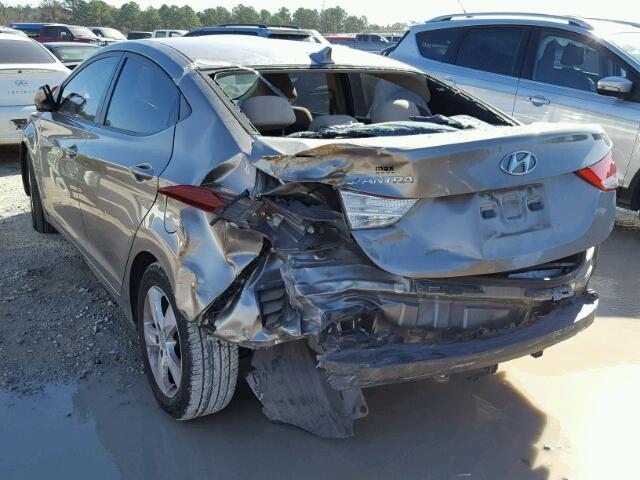 5NPDH4AE0DH354007 - 2013 HYUNDAI ELANTRA GL TAN photo 3