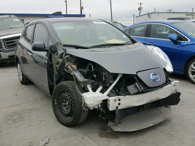 1N4AZ0CP4DC420308 - 2013 NISSAN LEAF S GRAY photo 1