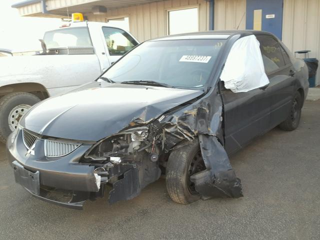 JA3AJ26E84U009283 - 2004 MITSUBISHI LANCER ES GRAY photo 2