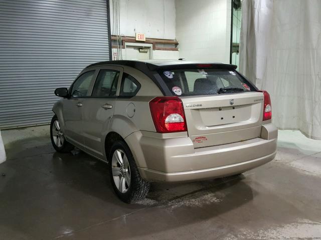 1B3CB3HA6AD568545 - 2010 DODGE CALIBER MA TAN photo 3