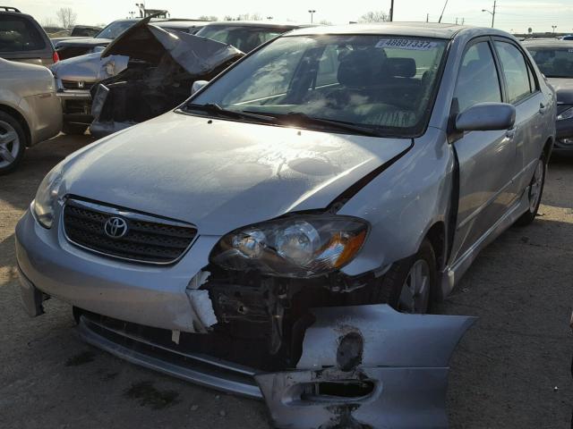 1NXBR32E27Z784334 - 2007 TOYOTA COROLLA CE SILVER photo 2