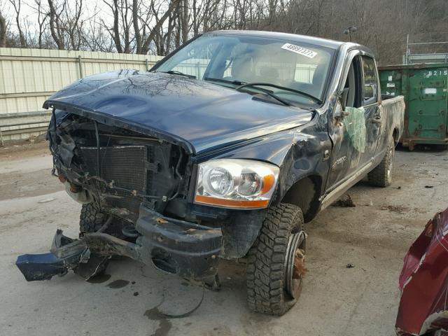 1D7KS28C56J155682 - 2006 DODGE RAM 2500 S BLUE photo 2