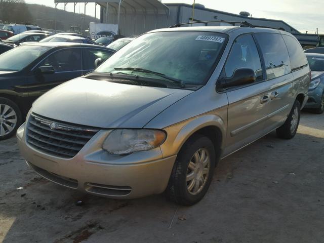 2C4GP54L45R144045 - 2005 CHRYSLER TOWN & COU GOLD photo 2