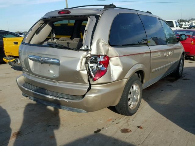 2C4GP54L45R144045 - 2005 CHRYSLER TOWN & COU GOLD photo 4