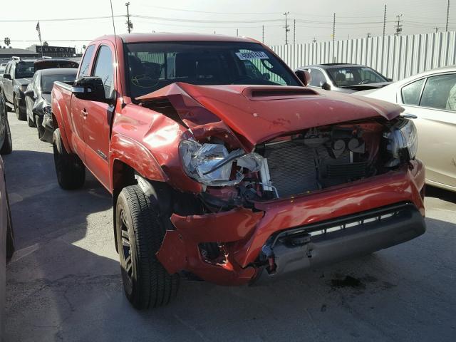 5TFTU4GN9FX075791 - 2015 TOYOTA TACOMA PRE RED photo 1